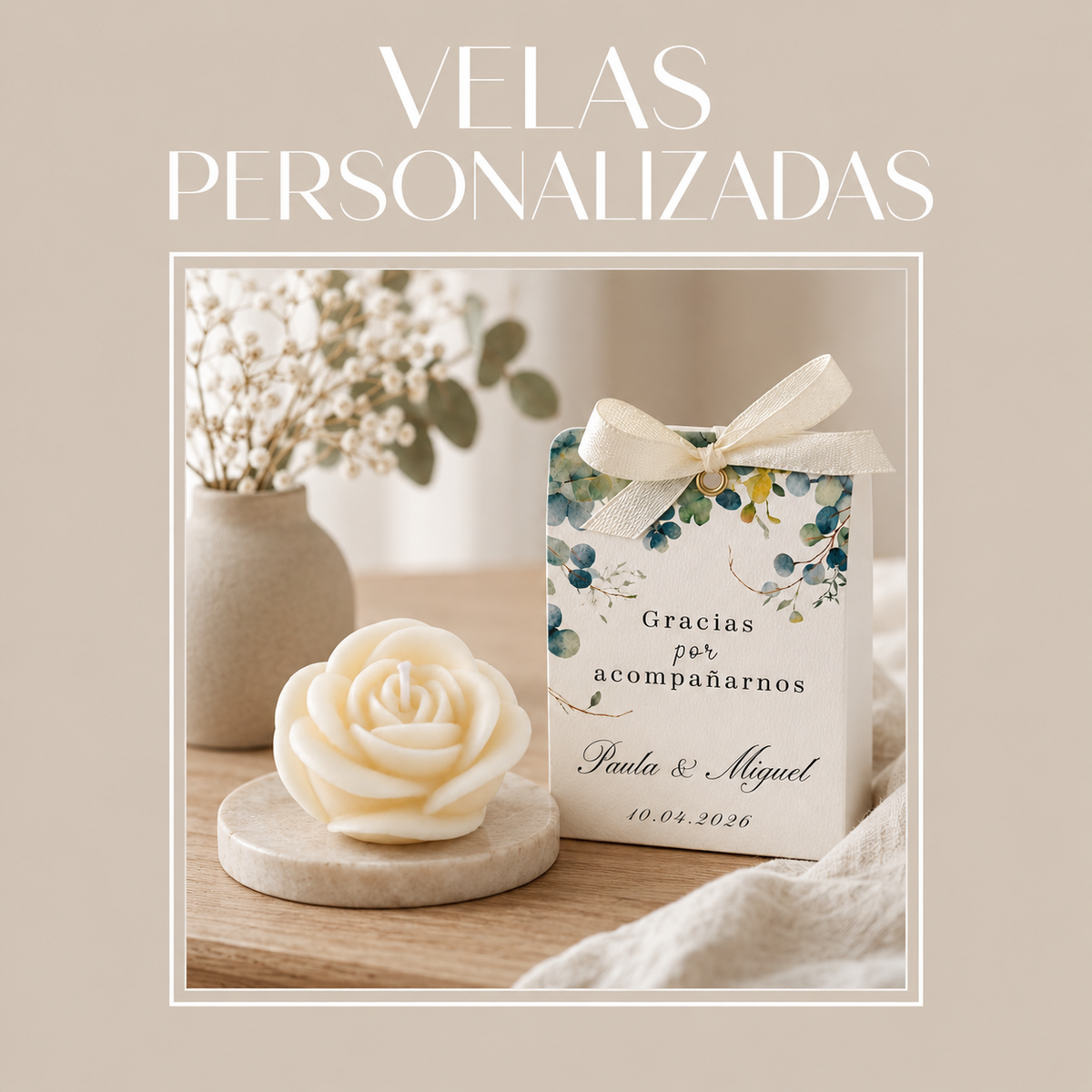 VELAS PERSONALIZADAS