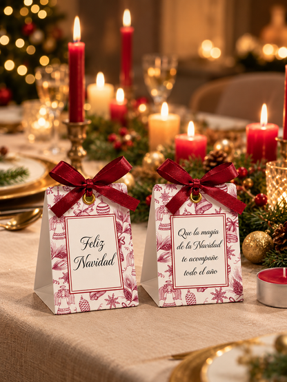 Detalles Navideños Personalizados con Vela (opción 2)