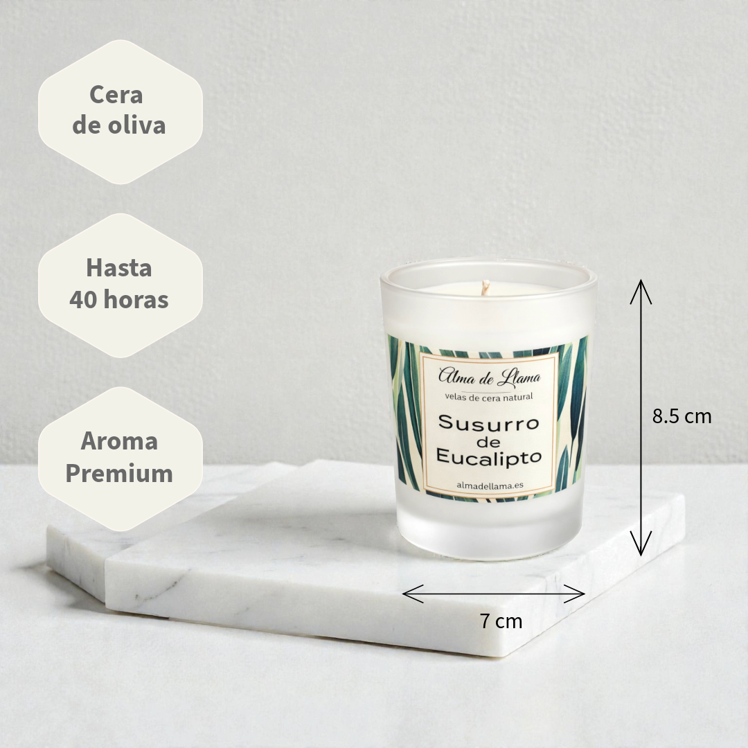 Eucalyptus Whisper aromatic candle
