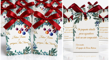 Detalles Navideños Personalizados con Vela (opción 3)