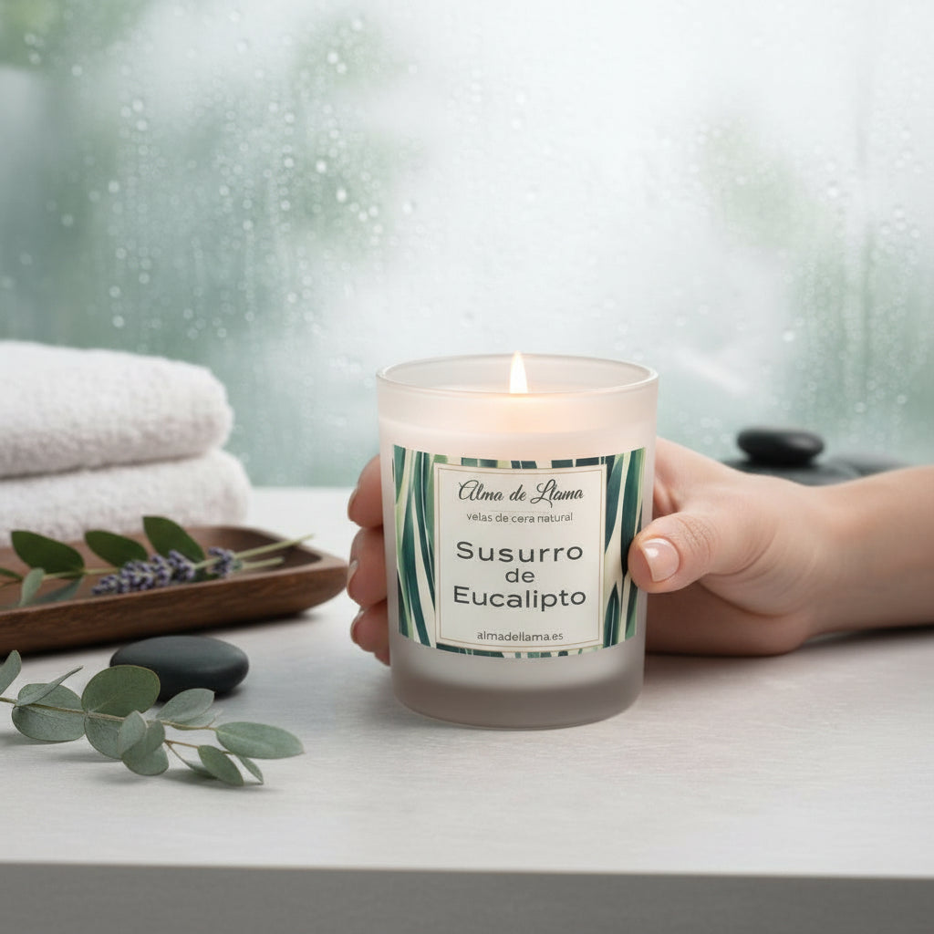 Eucalyptus Whisper aromatic candle