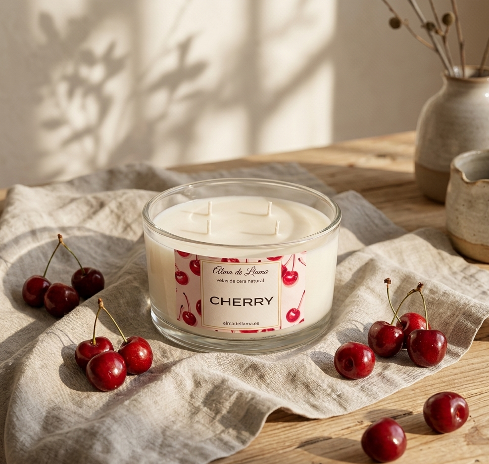 Vela aromática Cherry (grande)