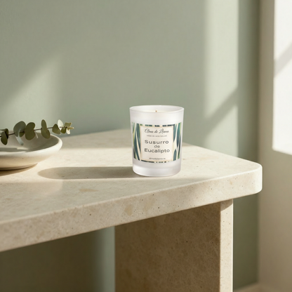 Eucalyptus Whisper aromatic candle