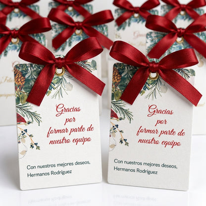 Detalles Navideños Personalizados con Vela (opción 5)