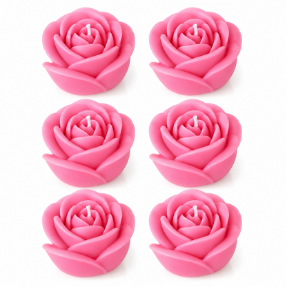 Velas en Forma de Rosa (Rosas)