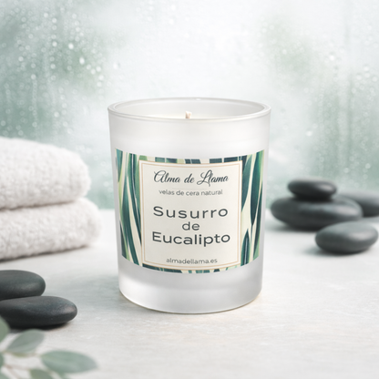 Eucalyptus Whisper aromatic candle