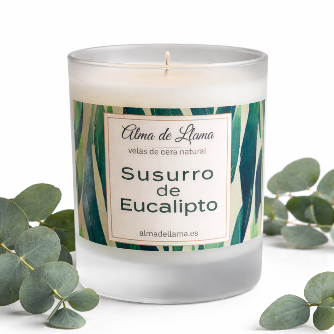 Eucalyptus Whisper aromatic candle