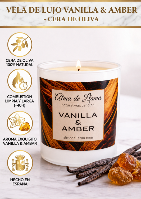 Vela aromática VAINILLA & ÁMBAR