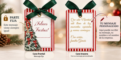 Detalles Navideños Personalizados con Vela (opción 1)