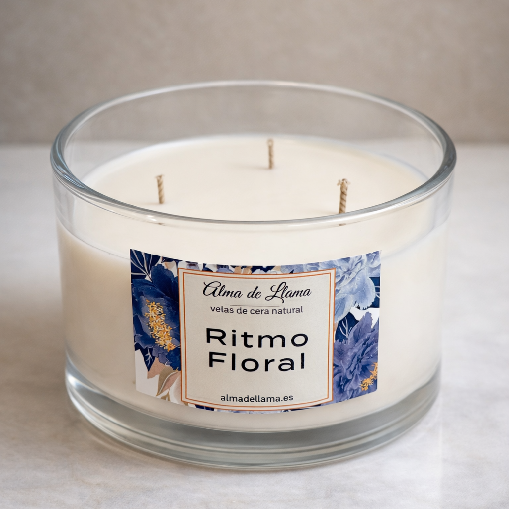 Vela Aromática Ritmo Floral (grande)