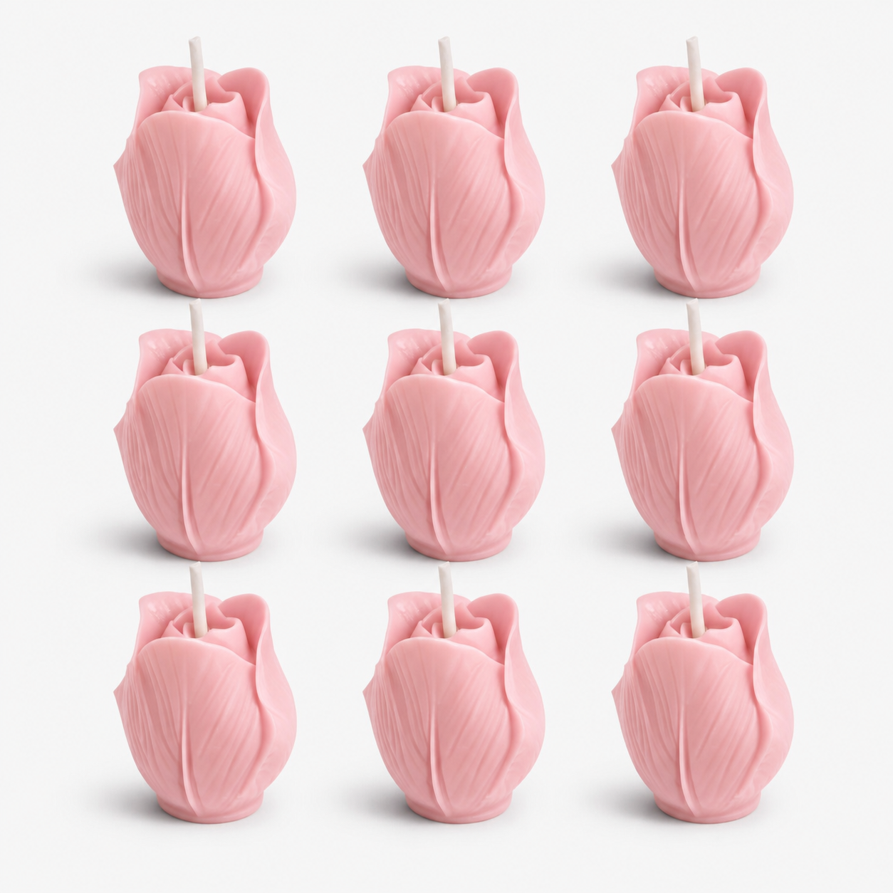 Velas Decorativas en Forma de Rosa (Rosas)